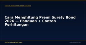 Cara Menghitung Premi Surety Bond 2026 — Panduan + Contoh Perhitungan - Surety Bond & Bank Garansi | Fortis Garda Proteksi