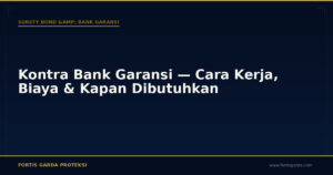 Kontra Bank Garansi — Cara Kerja, Biaya & Kapan Dibutuhkan - Surety Bond & Bank Garansi | Fortis Garda Proteksi