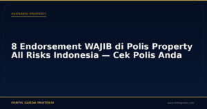 8 Endorsement WAJIB di Polis Property All Risks Indonesia — Cek Polis Anda - Asuransi Properti | Fortis Garda Proteksi