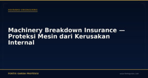 Machinery Breakdown Insurance — Proteksi Mesin dari Kerusakan Internal - Asuransi Engineering | Fortis Garda Proteksi