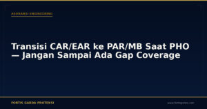 Transisi CAR/EAR ke PAR/MB Saat PHO — Jangan Sampai Ada Gap Coverage - Asuransi Engineering | Fortis Garda Proteksi