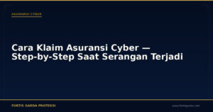 Cara Klaim Asuransi Cyber — Step-by-Step Saat Serangan Terjadi - Asuransi Cyber | Fortis Garda Proteksi