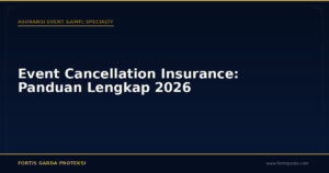 Event Cancellation Insurance: Panduan Lengkap 2026 - Asuransi Event & Specialty | Fortis Garda Proteksi