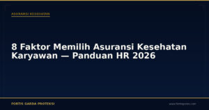 8 Faktor Memilih Asuransi Kesehatan Karyawan — Panduan HR 2026 - Asuransi Kesehatan | Fortis Garda Proteksi