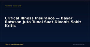 Critical Illness Insurance — Bayar Ratusan Juta Tunai Saat Divonis Sakit Kritis - Asuransi Kesehatan | Fortis Garda Proteksi