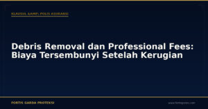 Debris Removal dan Professional Fees: Biaya Tersembunyi Setelah Kerugian - Klausul & Polis Asuransi | Fortis Garda Proteksi
