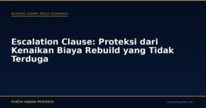 Escalation Clause: Proteksi dari Kenaikan Biaya Rebuild yang Tidak Terduga - Klausul & Polis Asuransi | Fortis Garda Proteksi