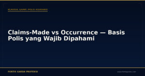 Claims-Made vs Occurrence — Basis Polis yang Wajib Dipahami - Klausul & Polis Asuransi | Fortis Garda Proteksi