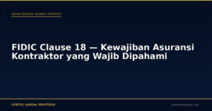FIDIC Clause 18 — Kewajiban Asuransi Kontraktor yang Wajib Dipahami - Konstruksi & Proyek | Fortis Garda Proteksi