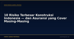 10 Risiko Terbesar Konstruksi Indonesia — dan Asuransi yang Cover Masing-Masing - Konstruksi & Proyek | Fortis Garda Proteksi