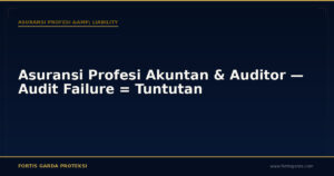 Asuransi Profesi Akuntan & Auditor — Audit Failure = Tuntutan - Asuransi Profesi & Liability | Fortis Garda Proteksi