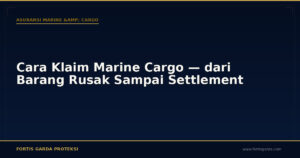 Cara Klaim Marine Cargo — dari Barang Rusak Sampai Settlement - Asuransi Marine & Cargo | Fortis Garda Proteksi