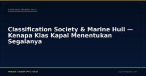 Classification Society & Marine Hull — Kenapa Klas Kapal Menentukan Segalanya - Asuransi Marine Hull | Fortis Garda Proteksi