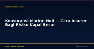 Koasuransi Marine Hull — Cara Insurer Bagi Risiko Kapal Besar - Asuransi Marine Hull | Fortis Garda Proteksi
