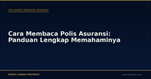 Cara Membaca Polis Asuransi: Panduan Lengkap Memahaminya - Tips & Panduan Asuransi | Fortis Garda Proteksi