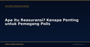 Apa itu Reasuransi? Kenapa Penting untuk Pemegang Polis - Tips & Panduan Asuransi | Fortis Garda Proteksi
